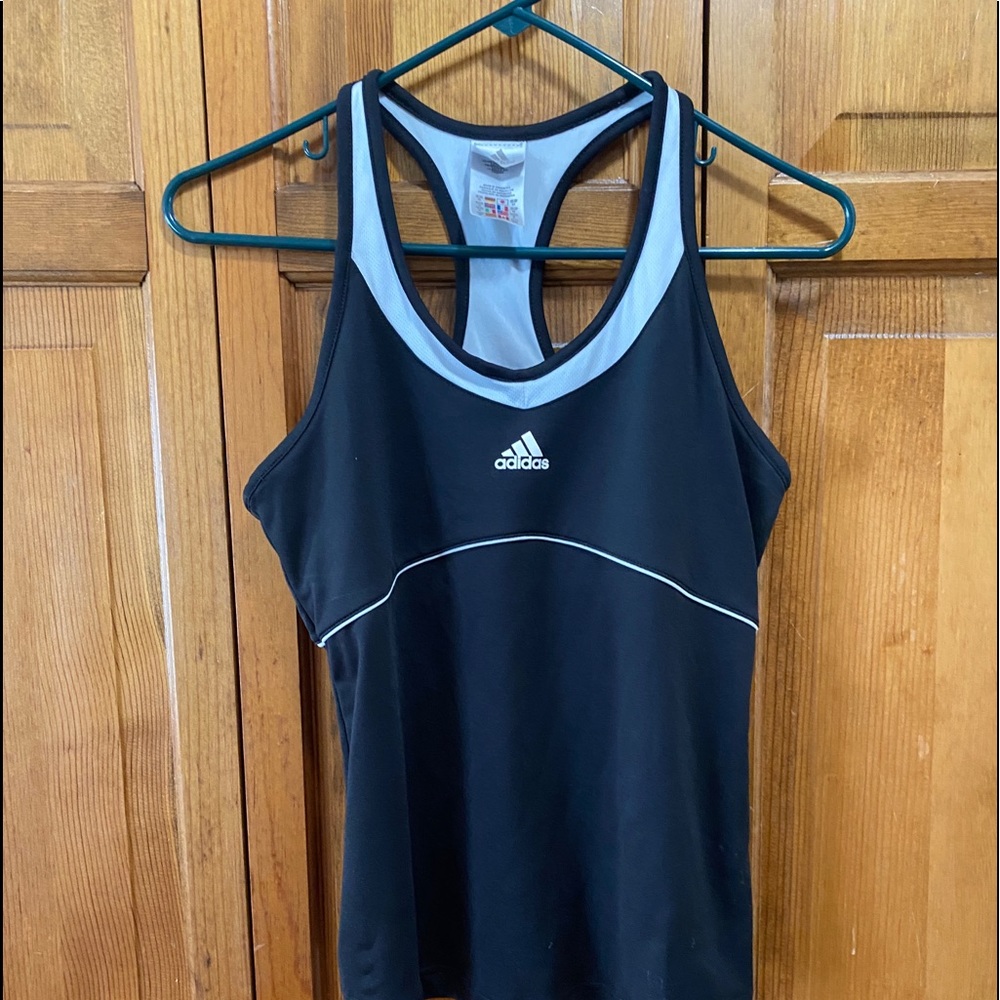 Adidas sleeveless top Medium blue